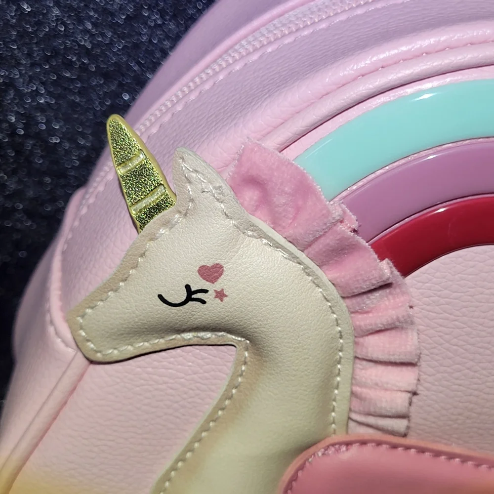 New Unicorn Rainbow Pink Mini Backpack From Bath & Body Works